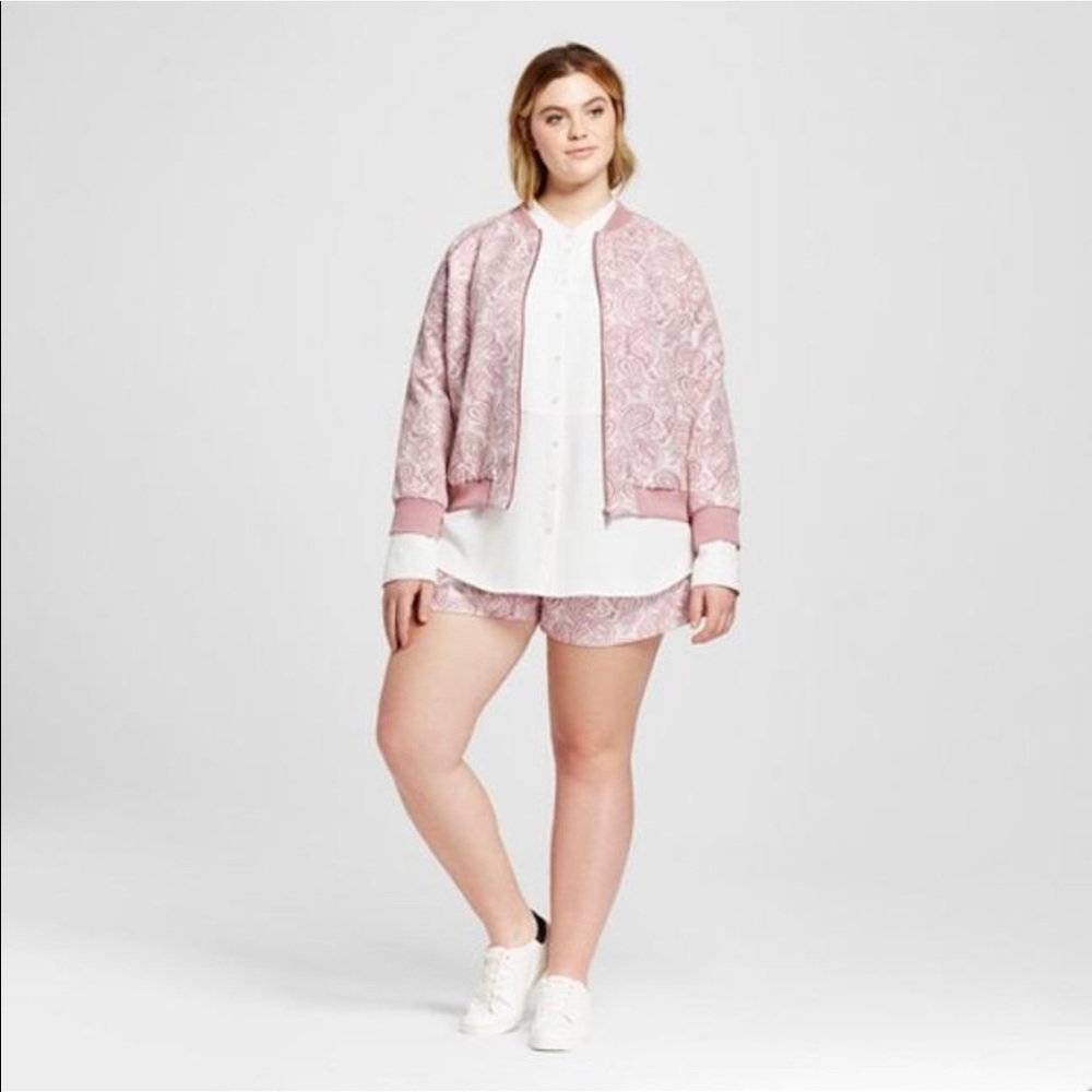 Victoria Beckham For Target Blush Floral Shorts
